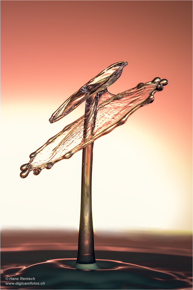 Wassertropfen-Skulpturen