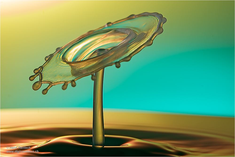 Wassertropfen-Skulpturen