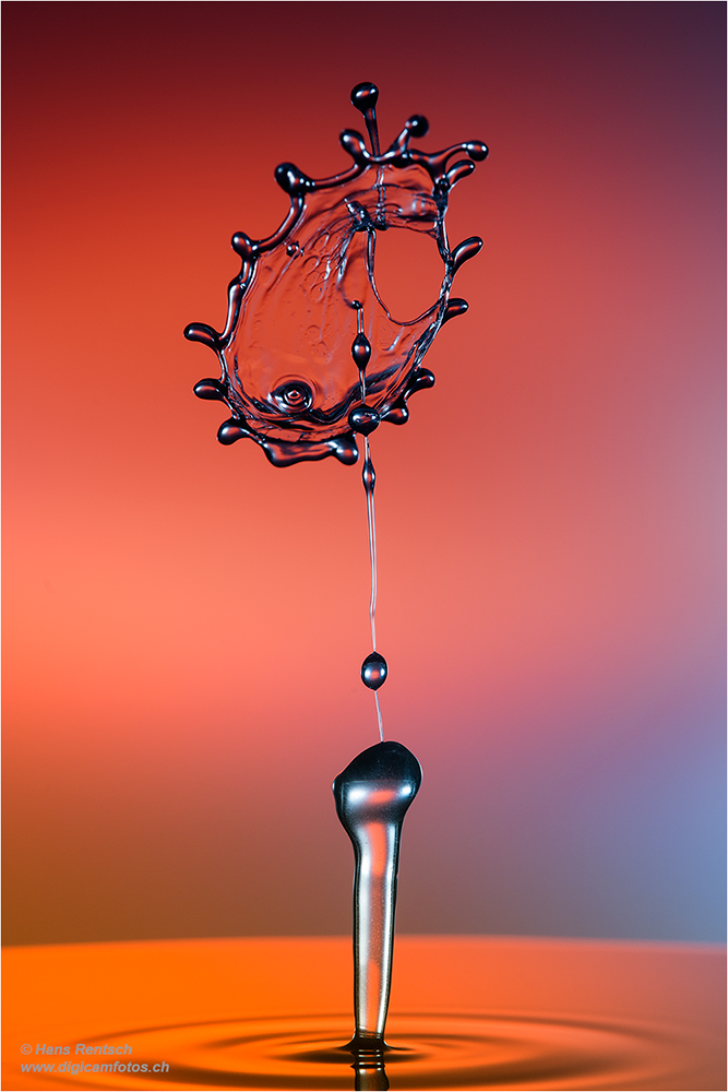 Wassertropfen-Skulpturen
