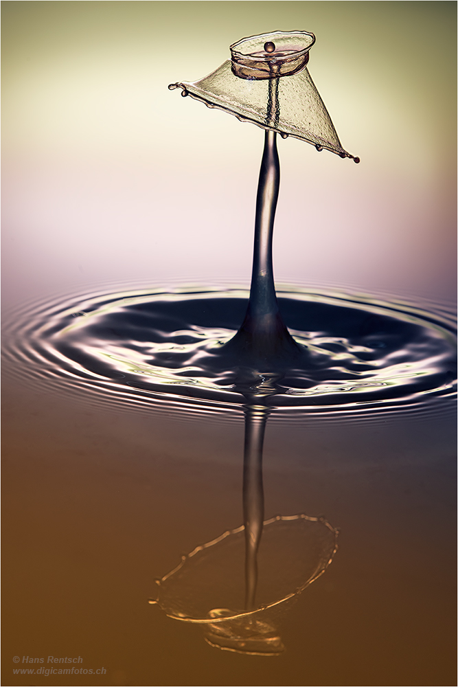 Wassertropfen-Skulpturen