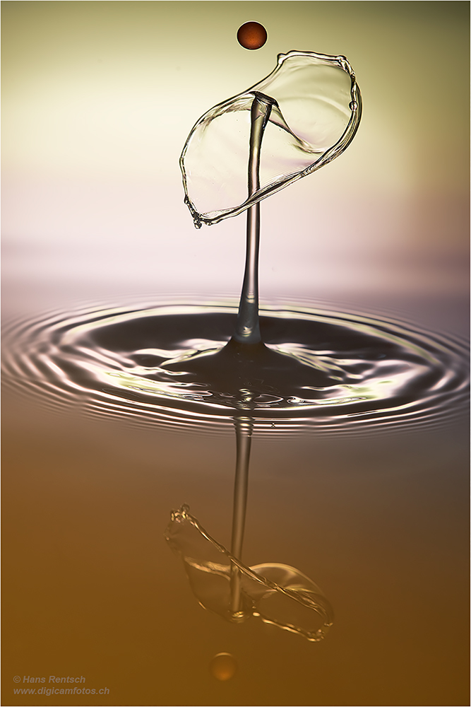 Wassertropfen-Skulpturen