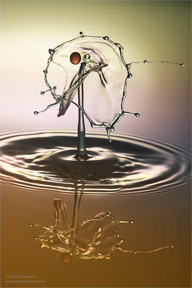 Wassertropfen-Skulpturen