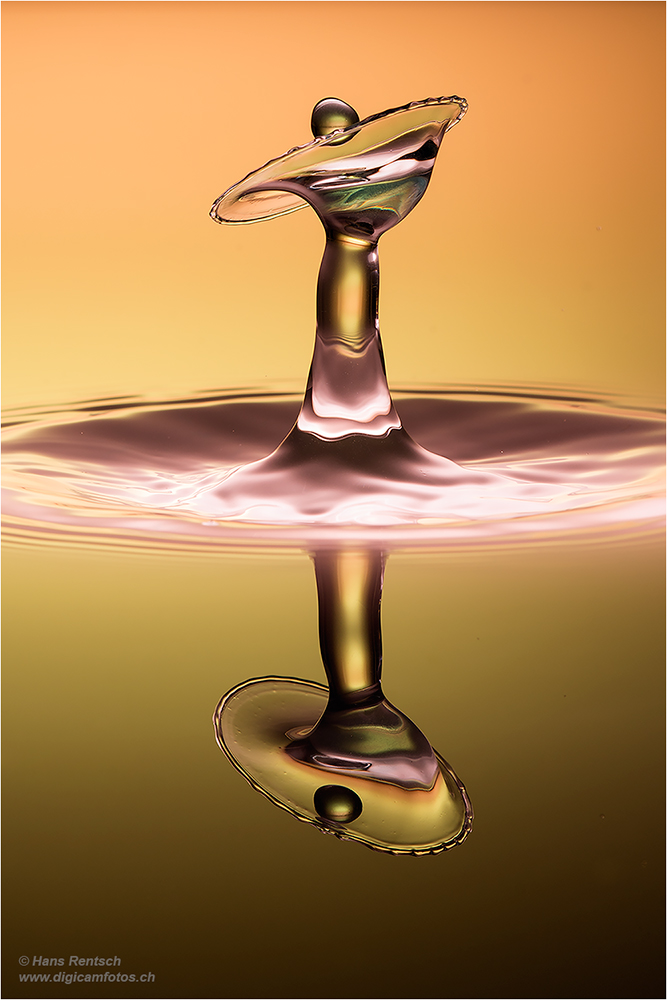 Wassertropfen-Skulpturen