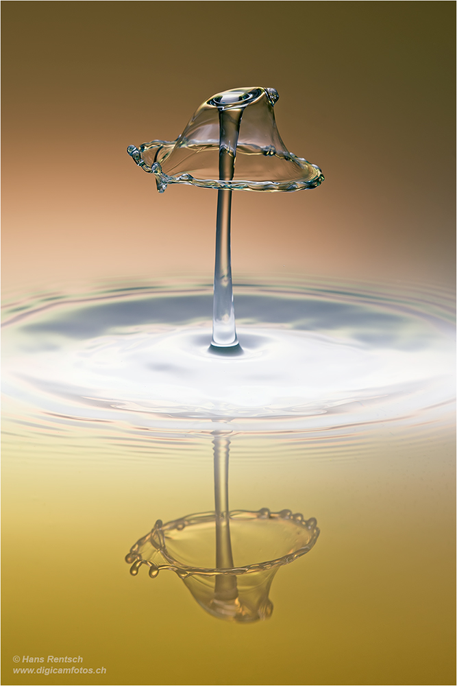 Wassertropfen-Skulpturen
