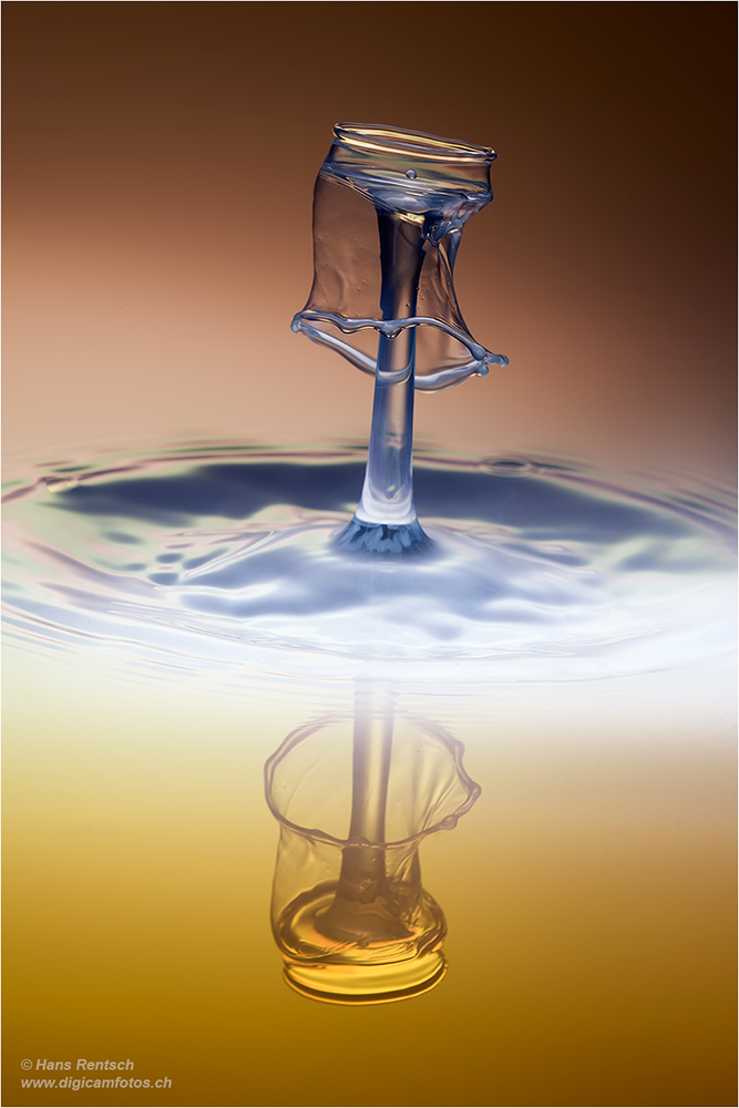 Wassertropfen-Skulpturen