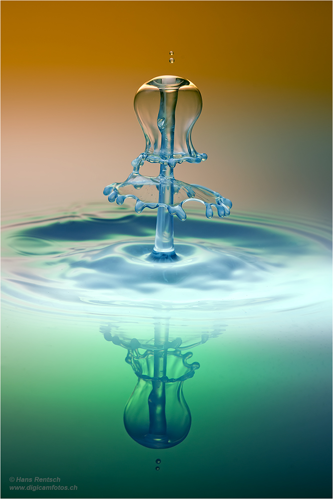 Wassertropfen-Skulpturen