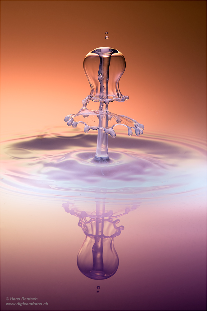 Wassertropfen-Skulpturen