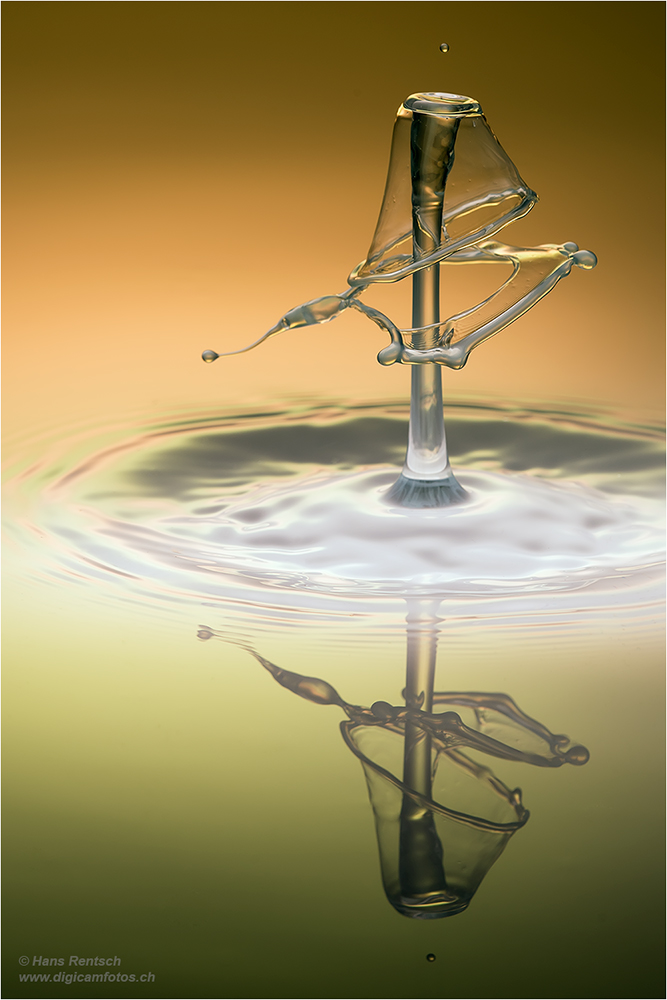 Wassertropfen-Skulpturen