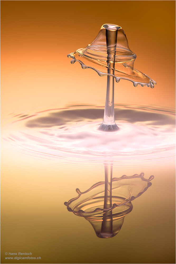 Wassertropfen-Skulpturen