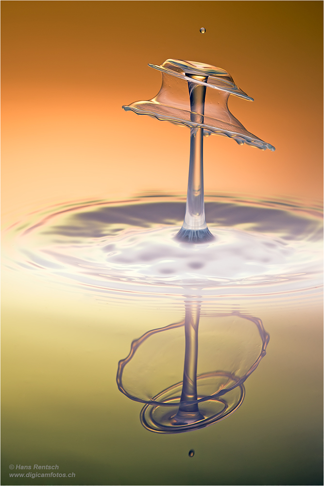 Wassertropfen-Skulpturen