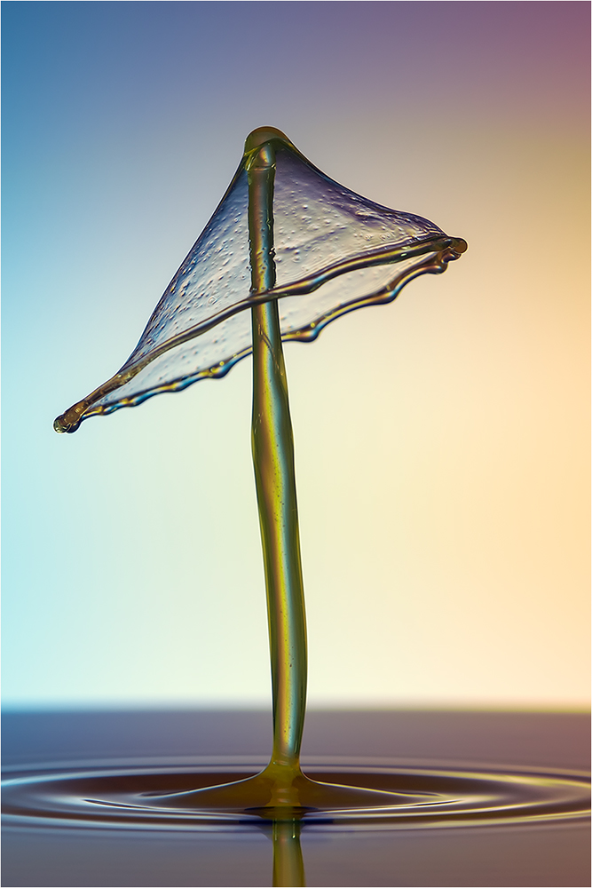 Wassertropfen-Skulpturen