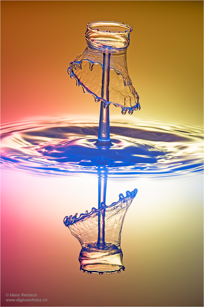 Wassertropfen-Skulpturen