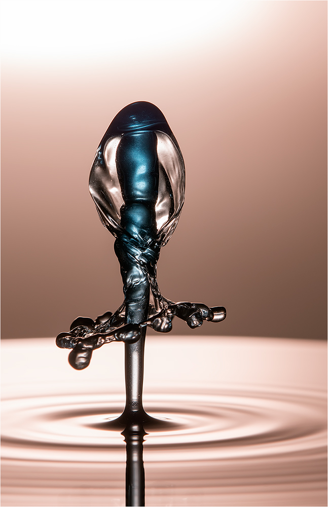 Wassertropfen-Skulpturen